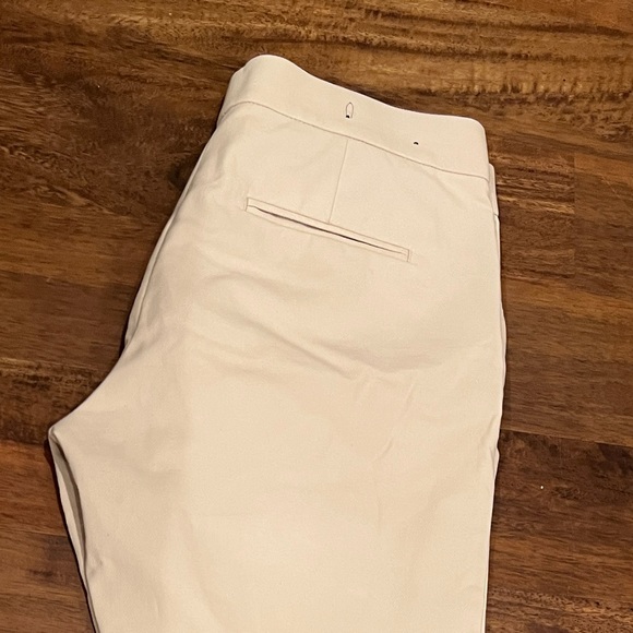 Ann Taylor cropped linen work pants - Picture 2 of 2